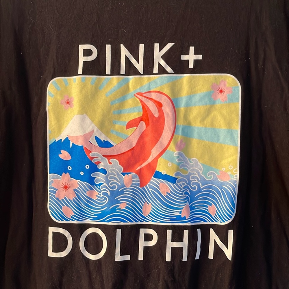 Pink dolphin tshirt